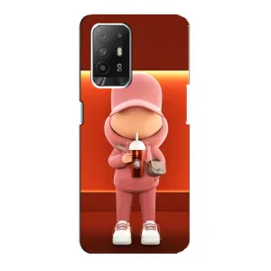 Крутые Чехлы Луи Виттон для Oppo Reno 5z (AlphaPrint) (С Кофе)