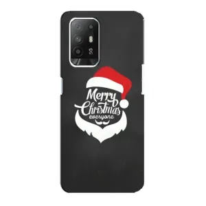 Рождественские Чехлы для Oppo Reno 5z (VPrint) (Санта Крисмас)