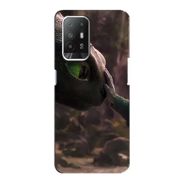 Чехол с принтом «Сцена с драконом» для OPPO Reno 5z