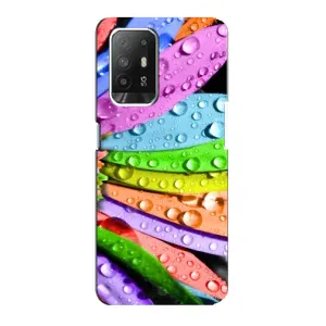 Чехлы (ART) Цветы на Oppo Reno 5z (VPrint) (Семицветик)