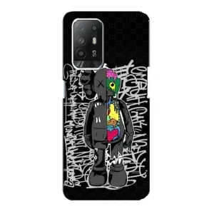 Чохли для Oppo Reno 5z - Bearbrick Louis Vuitton (PREMIUMPrint) (Стиль Bearbrick)