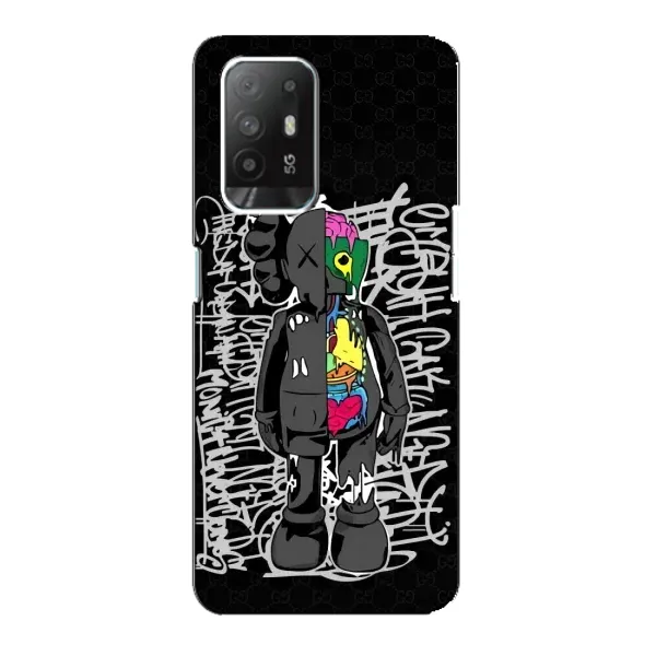 Чехол с принтом «Стиль Bearbrick» для OPPO Reno 5z