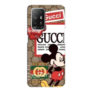 Чохол Disney Mouse Oppo Reno 5z (PREMIUMPrint) (Стильний Міккі)