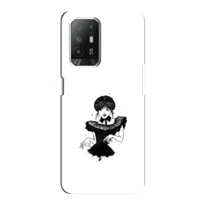 Чехлы Венсдей на Oppo Reno 5z Уэнсдей (AlphaPrint) (танец Уэнздей)