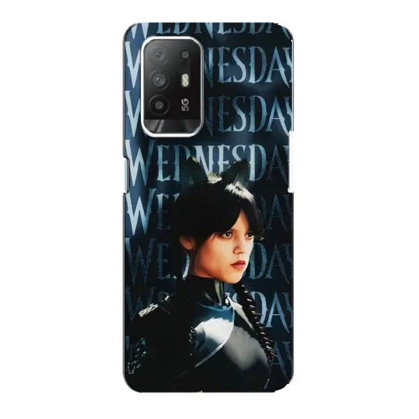 Чохол з принтом «Венздей кішка» для OPPO Reno 5z