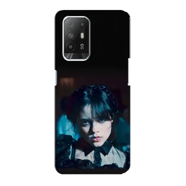 Чохол з принтом «погляд Венздей» для OPPO Reno 5z