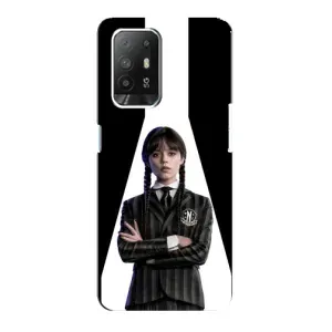 Чехлы Венсдей на Oppo Reno 5z Уэнсдей (AlphaPrint) (W-Wednesday)