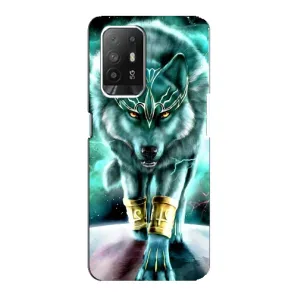Защитные чехлы для Оппо Рено 5з (AlphaPrint) (ХИТ продаж) ВОЛК
