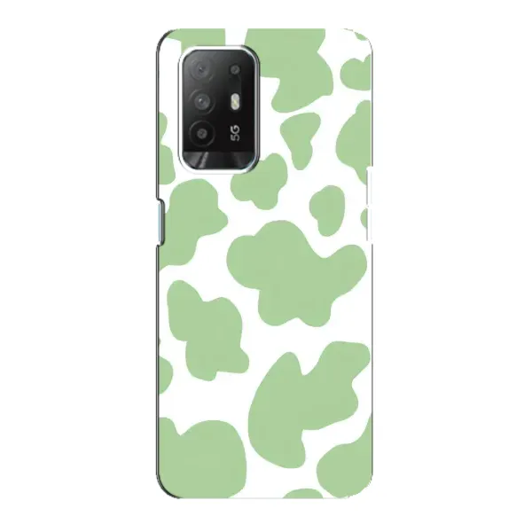 Чохол з принтом «Зелений принт» для OPPO Reno 5z