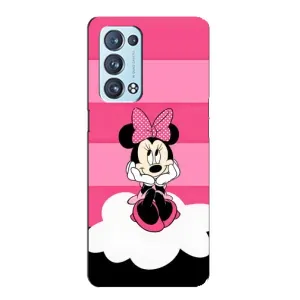 Міккі Маус чохол для Oppo Reno6 Pro Plus 5G (AlphaPrint - Мультяшні) (Дівчинка Maus)