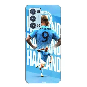 Чехлы с футболистом Ерлинг Холанд для Oppo Reno6 Pro Plus 5G (AlphaPrint) (Erling Haaland)