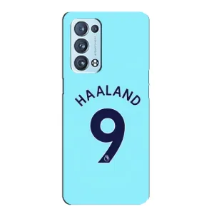 Чехлы с футболистом Ерлинг Холанд для Oppo Reno6 Pro Plus 5G (AlphaPrint) (Ерлинг Холанд 9)