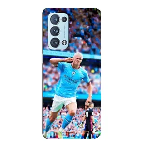 Чехлы с футболистом Ерлинг Холанд для Oppo Reno6 Pro Plus 5G (AlphaPrint) (фанаты Холанда)