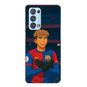 Чехол с футболистом Ламин Ямаль Oppo Reno6 Pro Plus 5G (Футболист Ямаль)