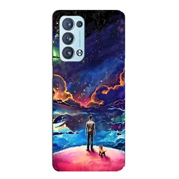 Чехол с принтом «Галактический вид» для OPPO Reno6 Pro Plus 5G