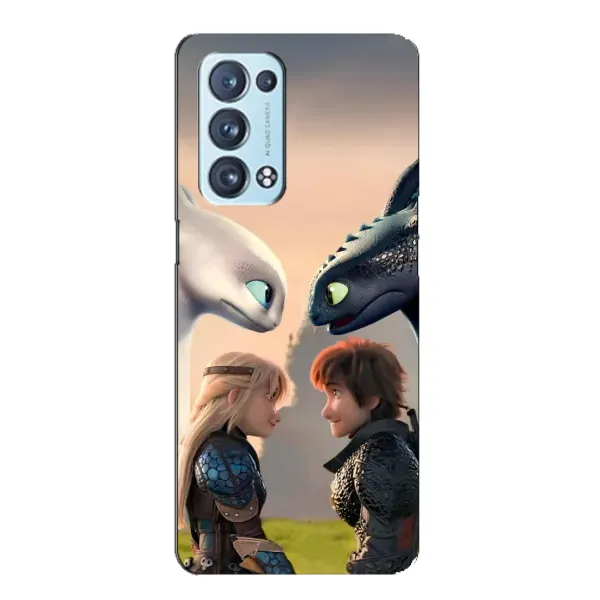 Чехол с принтом «Иккинг и Астрид» для OPPO Reno6 Pro Plus 5G Чехол с принтом «Иккинг и Астрид» для OPPO Reno6 Pro Plus 5G