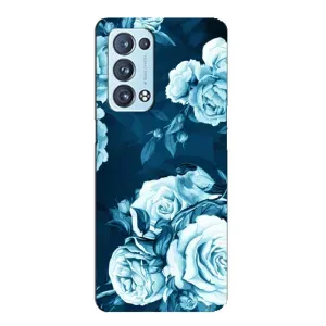 Чехлы (ART) Цветы на Oppo Reno6 Pro Plus 5G (VPrint) (Блактині бутони)