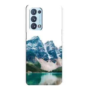 Силиконовый чехол с КАРТИНКАМИ лето для Oppo Reno6 Pro Plus 5G (AlphaPrint) (Гори)