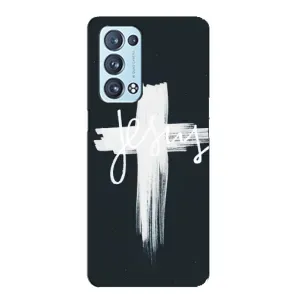 Чехол для Oppo Reno6 Pro Plus 5G (AlphaPrint) - (Христианские) (Иисус)