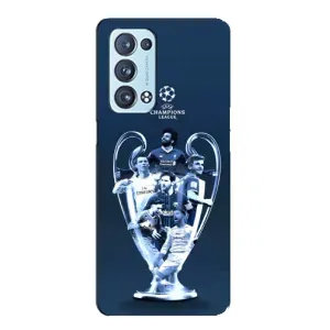 Чехлы для Oppo Reno6 Pro Plus 5G (VPrint) - Футбольные клубы (Кубок ЛЧ)
