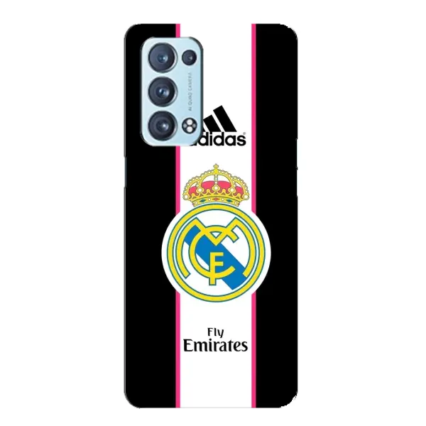 Чохол з принтом «лого Real Madrid» для OPPO Reno6 Pro Plus 5G