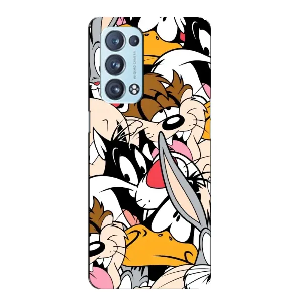 Чехол с принтом «Looney Tunes» для OPPO Reno6 Pro Plus 5G Чехол с принтом «Looney Tunes» для OPPO Reno6 Pro Plus 5G