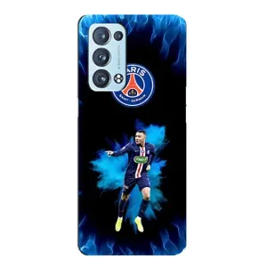 Чехлы Килиан Мбаппе для Oppo Reno6 Pro Plus 5G (Мбаппе в огне)