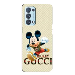 Чехол Disney Mouse Oppo Reno6 Pro Plus 5G (PREMIUMPrint) (Mikki Gucci)
