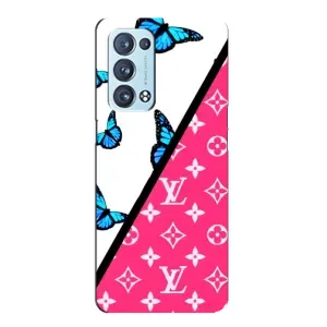 Брендновые Чехлы для Oppo Reno6 Pro Plus 5G - (PREMIUMPrint) (Мода LV)