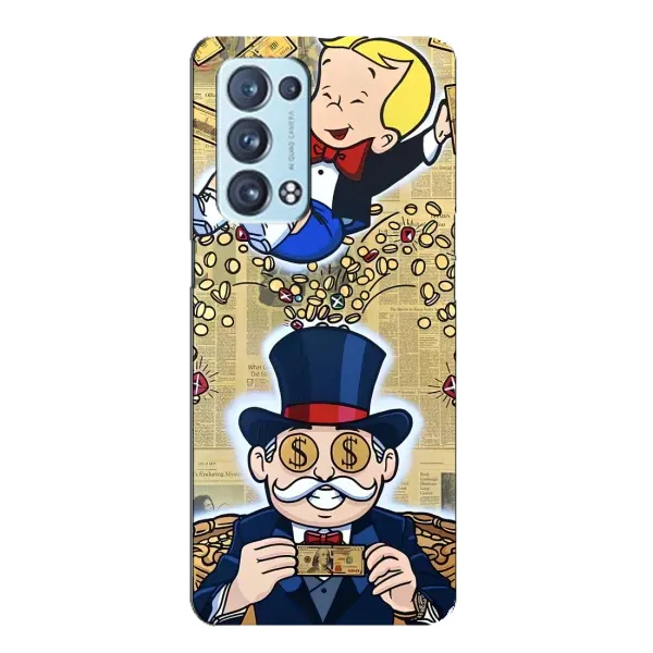 Чехол с принтом «Монополия Мен» для OPPO Reno6 Pro Plus 5G Чехол с принтом «Монополия Мен» для OPPO Reno6 Pro Plus 5G