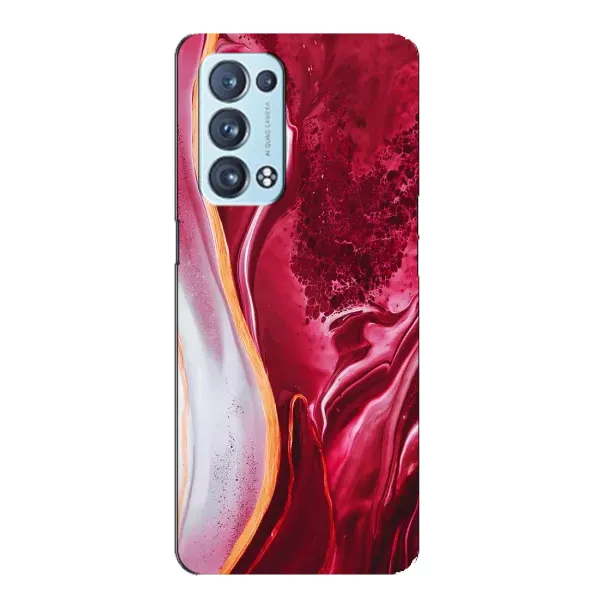 Чехол с принтом «Мрамор красный» для OPPO Reno6 Pro Plus 5G Чехол с принтом «Мрамор красный» для OPPO Reno6 Pro Plus 5G