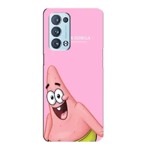 Чохол Губка Боб для OPPO Reno6 Pro Plus 5G . українською . (Персонаж Патрік)