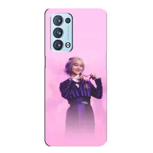 Чехол с дизайном Венздей 2 на Oppo Reno6 Pro Plus 5G (Яркая Энид Уэнздей)