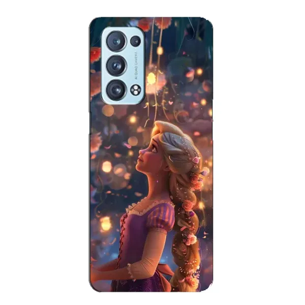 Чохол з принтом «Рапунцель ліхтарики» для OPPO Reno6 Pro Plus 5G Чохол з принтом «Рапунцель ліхтарики» для OPPO Reno6 Pro Plus 5G