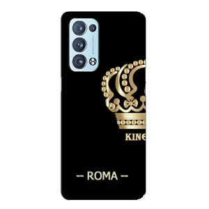 Чехлы для Oppo Reno6 Pro Plus 5G (VPrint) - Футбольные клубы (Roma)