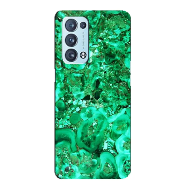 Чехол с принтом «Салатный Мрамор» для OPPO Reno6 Pro Plus 5G