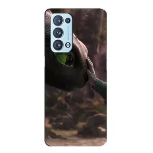 Чехол как приручить дракона на Oppo Reno6 Pro Plus 5G (Сцена с драконом)