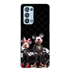 Чехол Disney Mouse Oppo Reno6 Pro Plus 5G (PREMIUMPrint) (Семья Маусов)