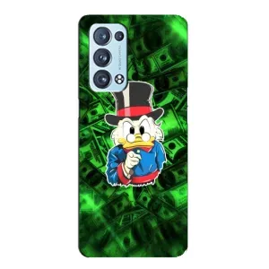 Чехлы для Оппо Рено 6 Про Плюс - Scrooge MagDag (PREMIUMPrint) (Скрудж МакДак)