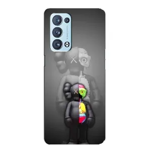 Чехлы для Oppo Reno6 Pro Plus 5G - Bearbrick Louis Vuitton (PREMIUMPrint) (Тело Bearbrick)