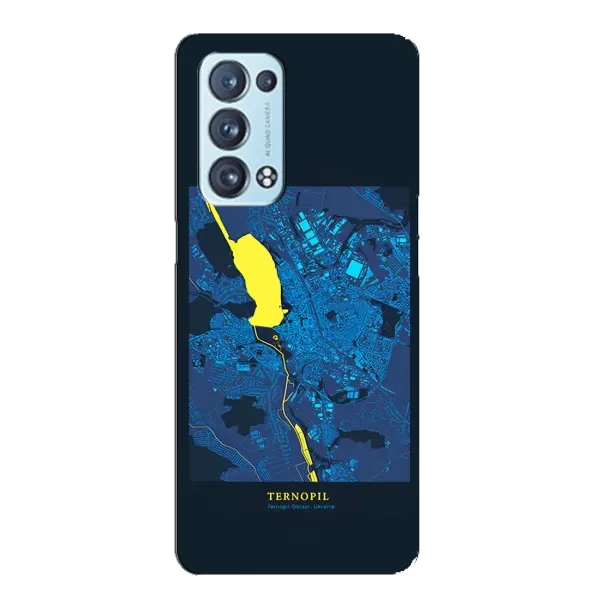 Чехол с принтом «Тернополь» для OPPO Reno6 Pro Plus 5G
