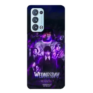 Чехол с дизайном Венздей 2 на Oppo Reno6 Pro Plus 5G
