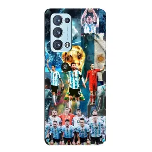 Чехлы Месси для Oppo Reno6 Pro 5G (AlphaPrint) (Аргентина Месси)