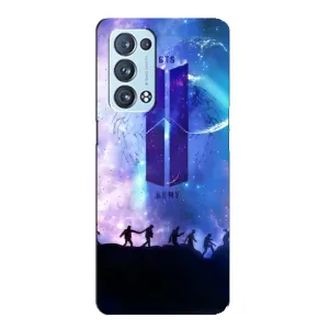 Чехлы BTS для Oppo Reno6 Pro 5G (AlphaPrint) (Army BTS)