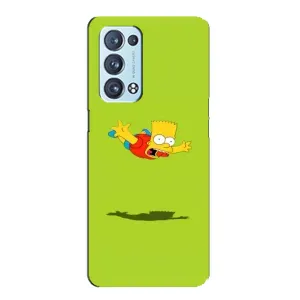 Чехол с Симпсонами для Oppo Reno6 Pro 5G (VPrint)