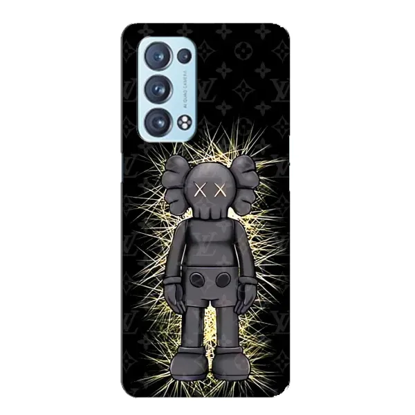Чехол с принтом «Bearbrick LV» для OPPO Reno6 Pro 5G