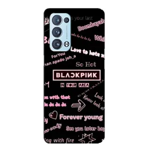 Чехол с музыкальной группой для Oppo Reno6 Pro 5G (BLACKPINK)