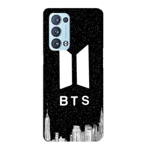 Чехлы BTS для Oppo Reno6 Pro 5G (AlphaPrint) (БТС Лого)
