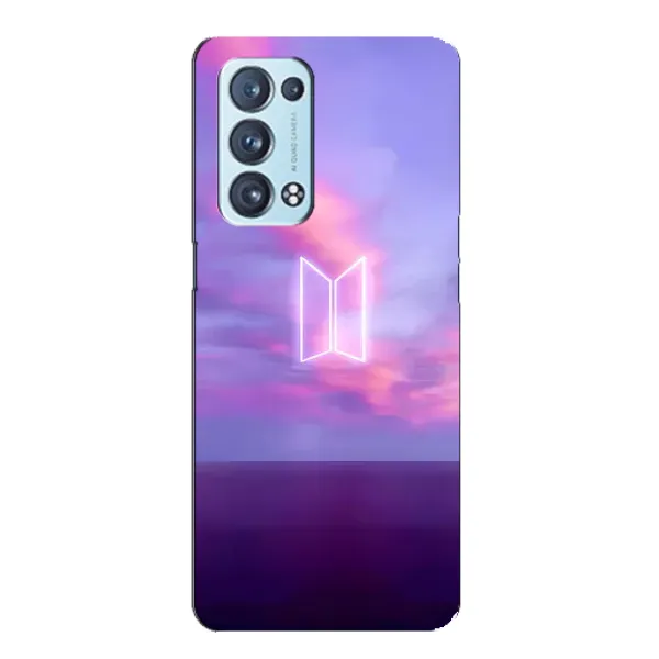 Чехол с принтом «BTS логотип» для OPPO Reno6 Pro 5G