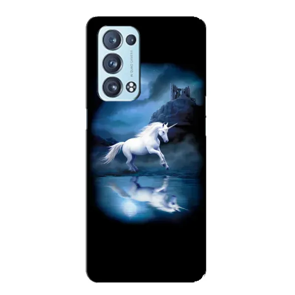 Чехол с принтом «Единорог» для OPPO Reno6 Pro 5G